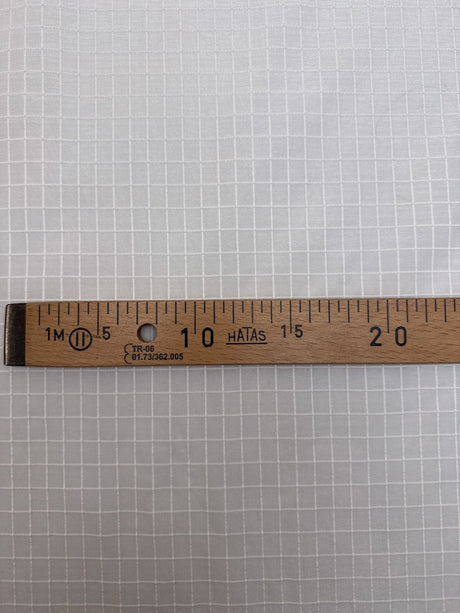 Polyamide Ripstop Checked White