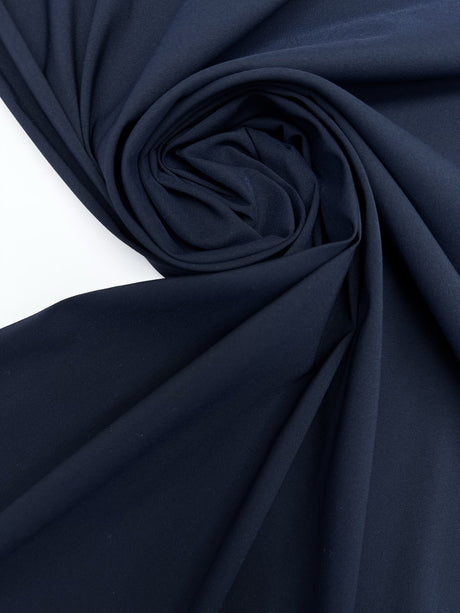 Blue Wool Elastane Gabardine