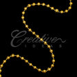 8Mm Pearls String-10 Yds (Gold)