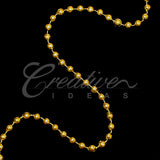 8Mm Pearls String-10 Yds (Gold)