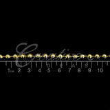 8Mm Pearls String-10 Yds (Gold)