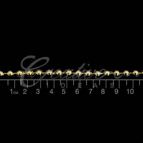 8Mm Pearls String-10 Yds (Gold)