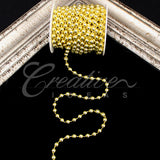 8Mm Pearls String-10 Yds (Gold)