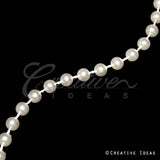 8Mm Pearls String-10 Yds (Ivory)