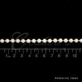 8Mm Pearls String-10 Yds (Ivory)