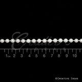 8Mm Pearls String-10 Yds (White)