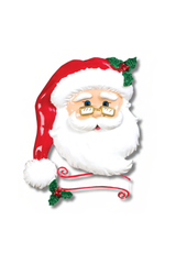 4 Inch Jolly Santa Customizable Ornament