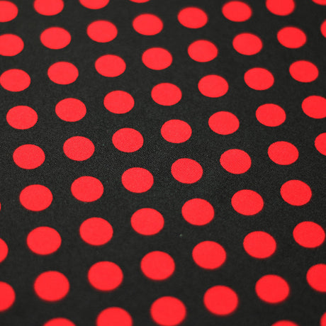 E-Z Dots Nylon Spandex Fabric - Large Polka Dots Print, 58/60" Width (1 Yard)