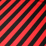 Lucky Stripes Polyester Spandex Fabric - Multi Stripe Print, 58/60" Width (1 Yard)