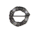 Rhinestone Beaded Ribbon Slider 3"