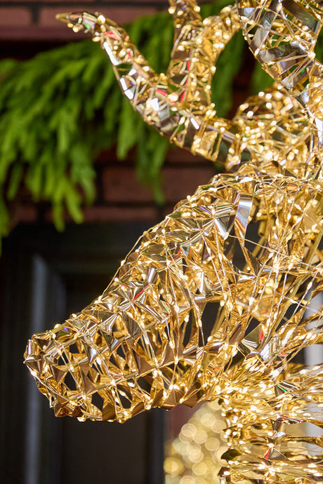8.9' LED Standing Reindeer - 5200L