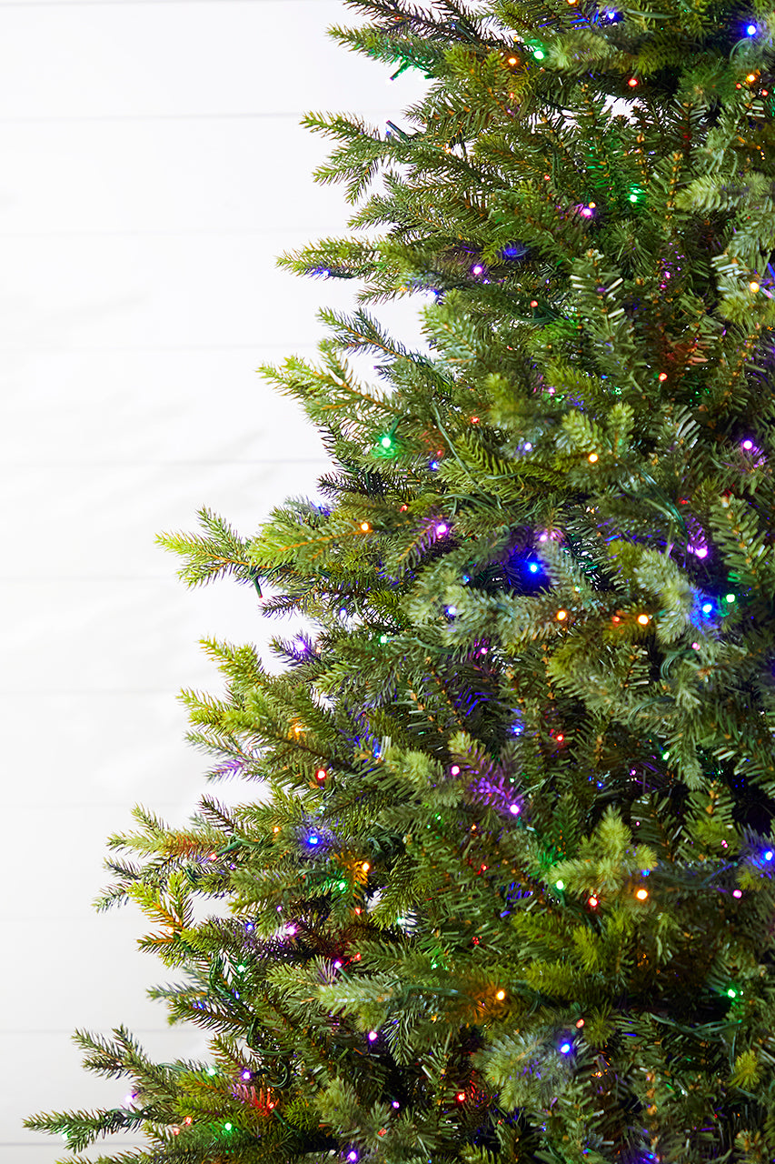 9' Slim Southern Fir with 1500 3mm Lights