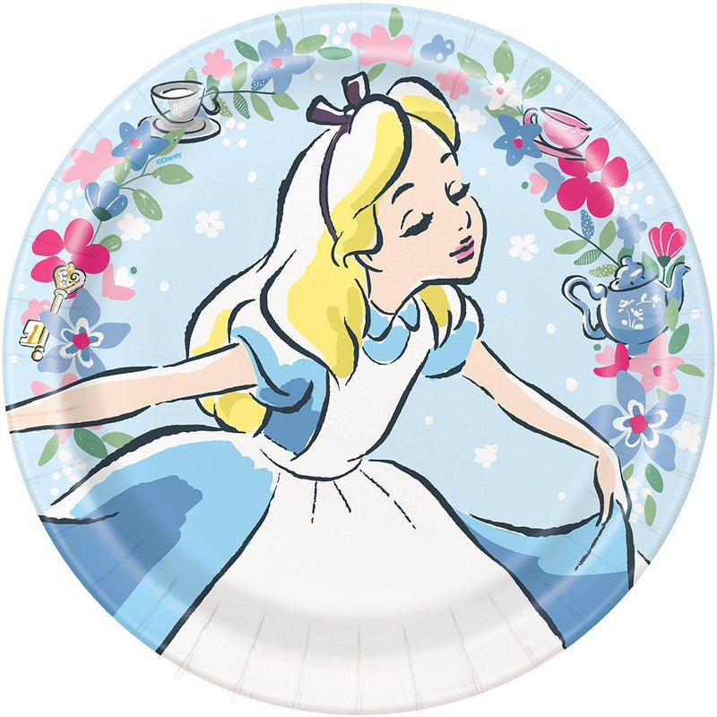 Alice in Wonderland Dinner Plates 8 Pack