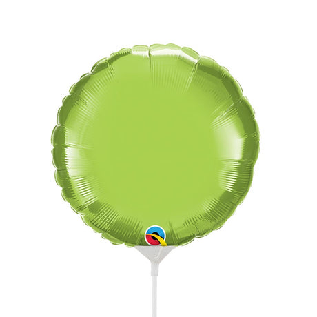 Foil Balloon Lime Green Circle 9 Inch