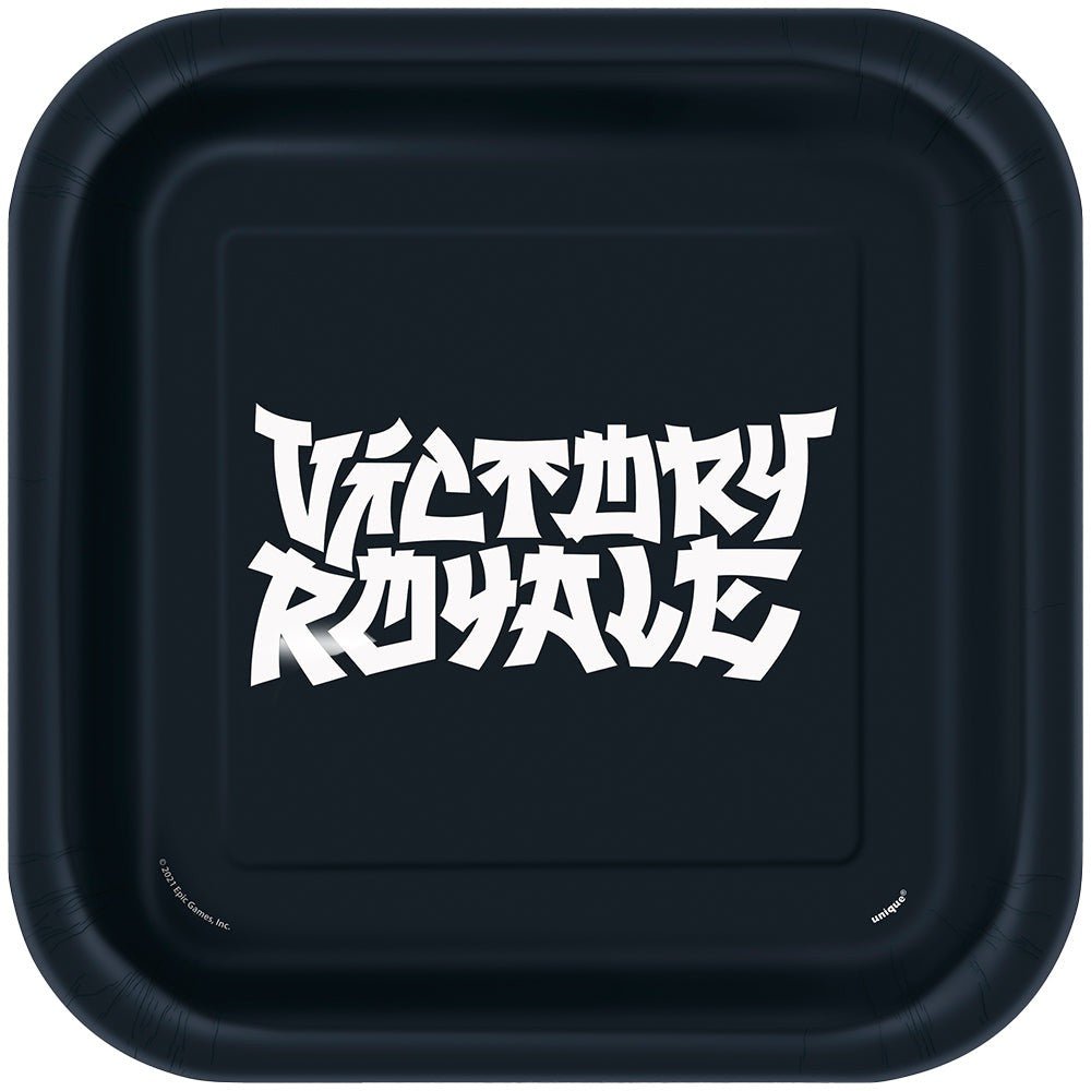 Fortnite Square Dinner Plates 8 Pack