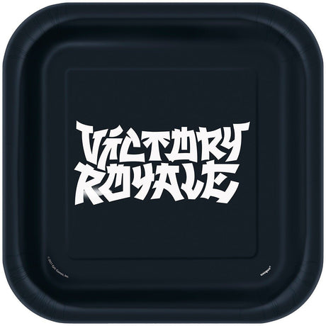 Fortnite Square Dinner Plates 8 Pack