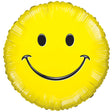 Foil Balloon Happy Face 9 Inch Air-Fill Only
