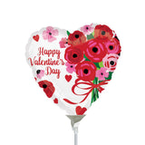 Foil Balloon Happy Valentine's Day Lovely Roses Mini Shape