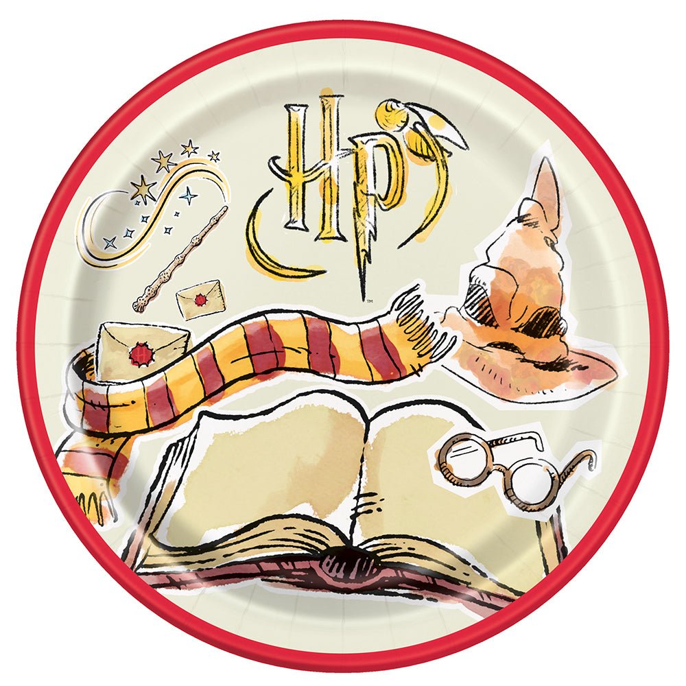 Harry Potter Round Dinner Plates 8 Pack