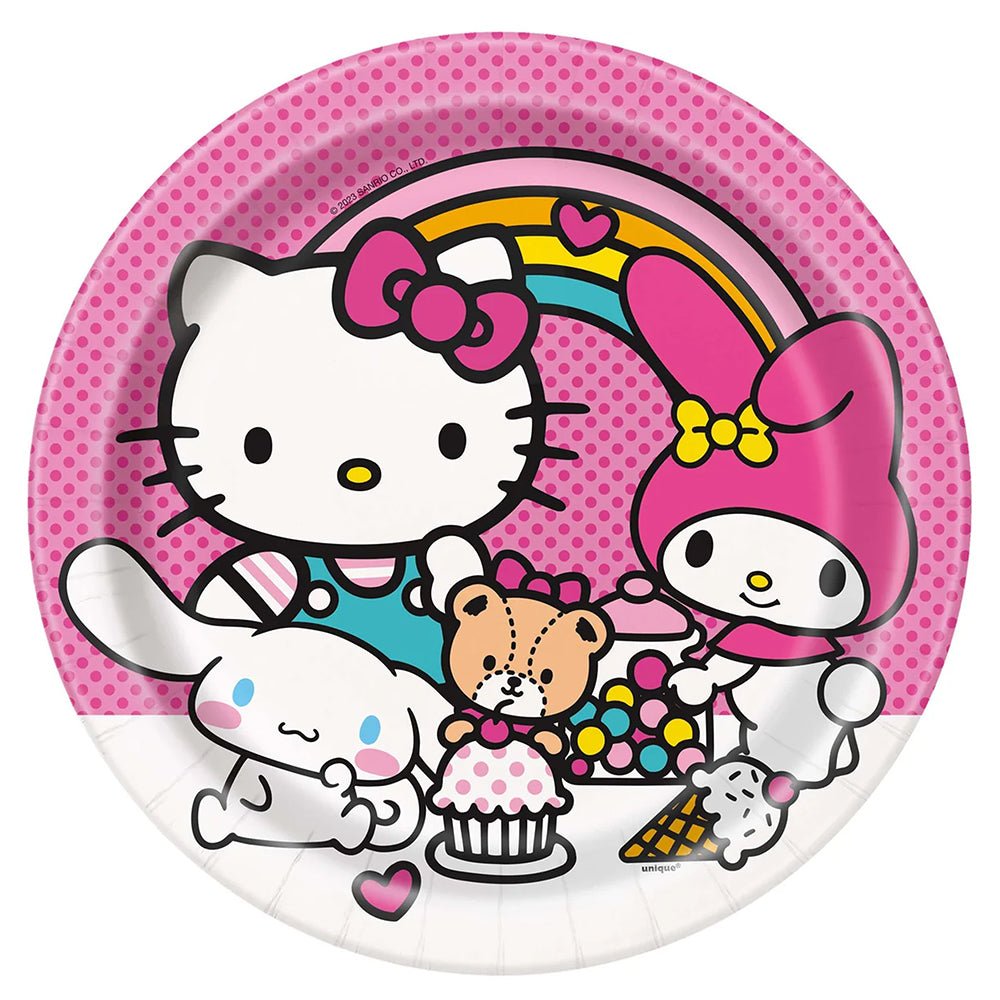 Hello Kitty Dinner Plates 8 Pack