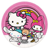 Hello Kitty Dinner Plates 8 Pack