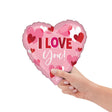 Foil Balloon I Love You Playful Hearts