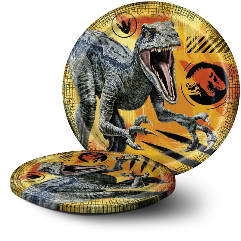 Jurassic World 3 Dinner Plates 8 Pack