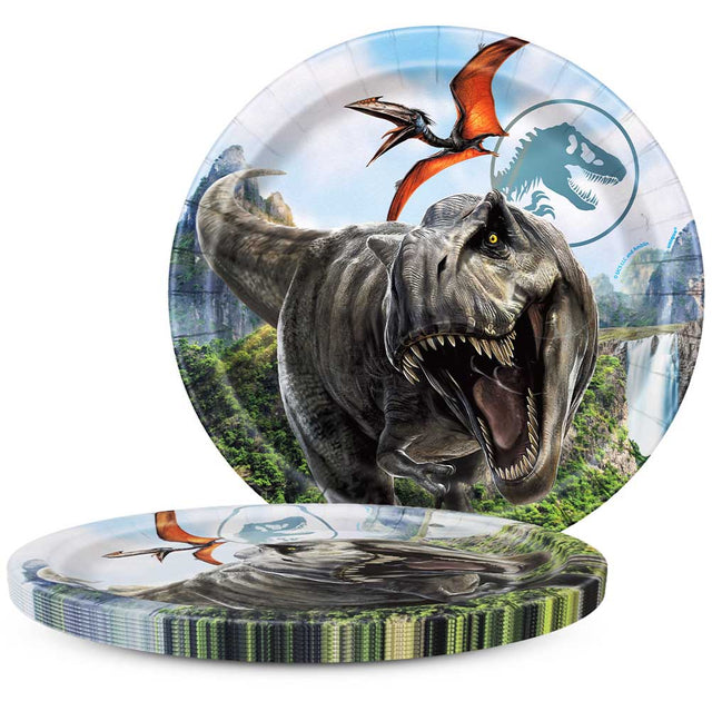 Jurassic World Dinner Plates 8 Pack