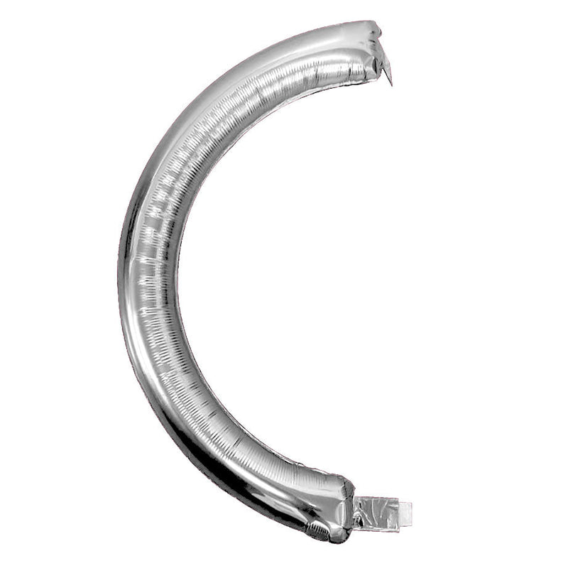 Foil Balloon 9 Inch Meridian Silver