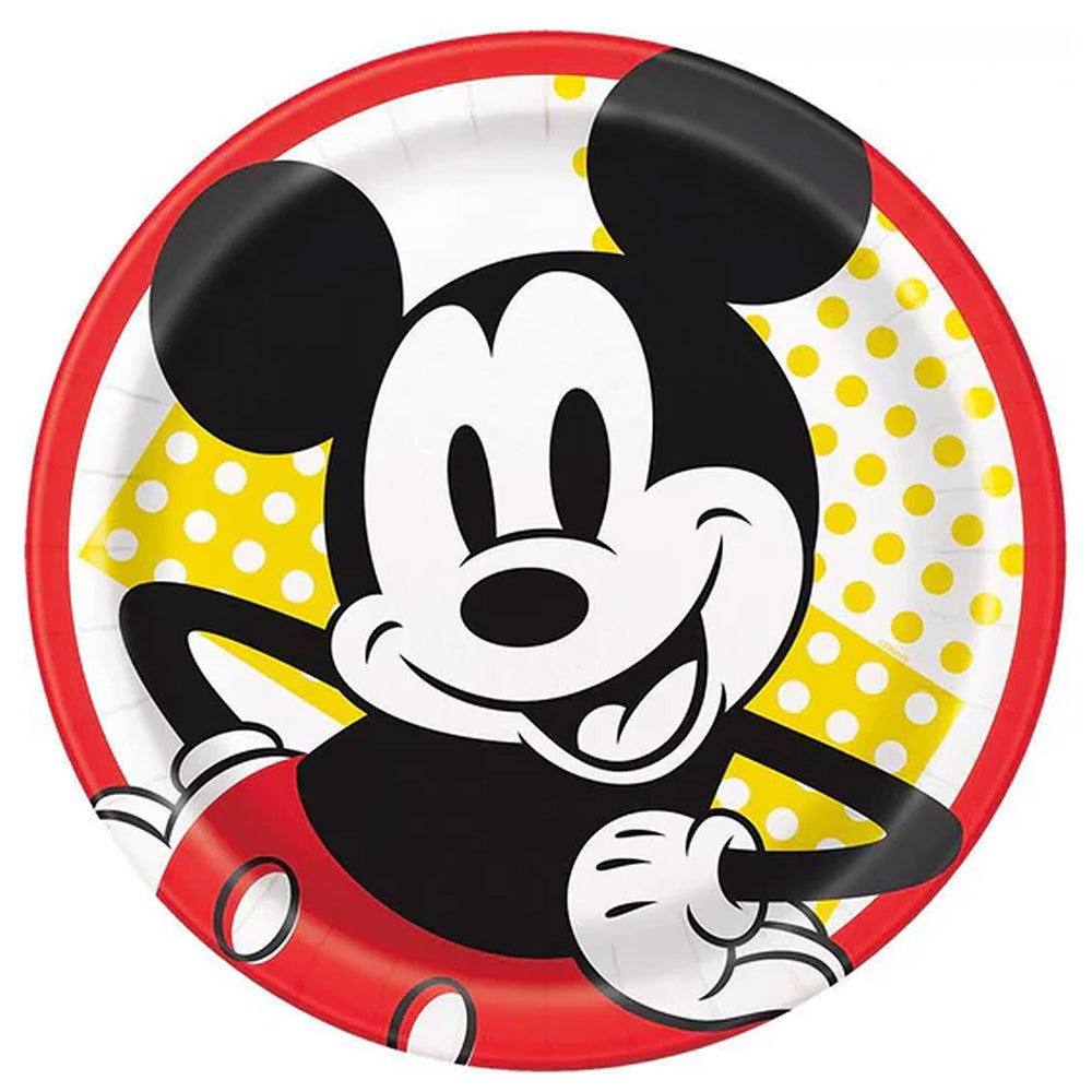Mickey Mouse Dinner Plates 8 Pack