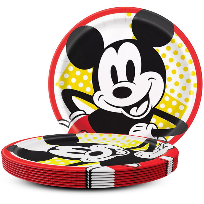 Mickey Mouse Dinner Plates 8 Pack