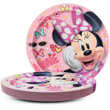 Minnie Mouse Dinner Plates 8 Pack