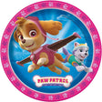 Girls Paw Patrol Dinner Plates 8 Pack