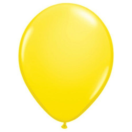 Latex Balloons 9 Inch Yellow