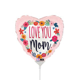 Foil Balloon Girls Mom Blossoms Mini Shape