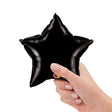 Foil Balloon 9 Inch Star Onyx Black
