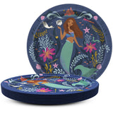 The Little Mermaid Dinner Plates 8 Pack