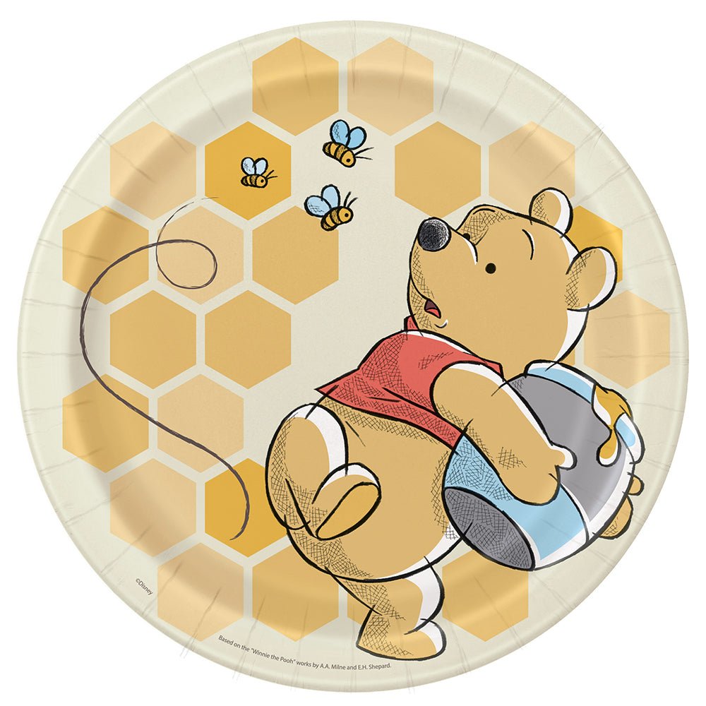 Winnie the Pooh Dinner Plates 8 Pack