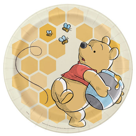 Winnie the Pooh Dinner Plates 8 Pack