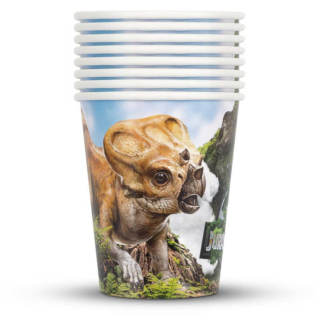 Jurassic World Paper Cups 9 oz 8 Pack