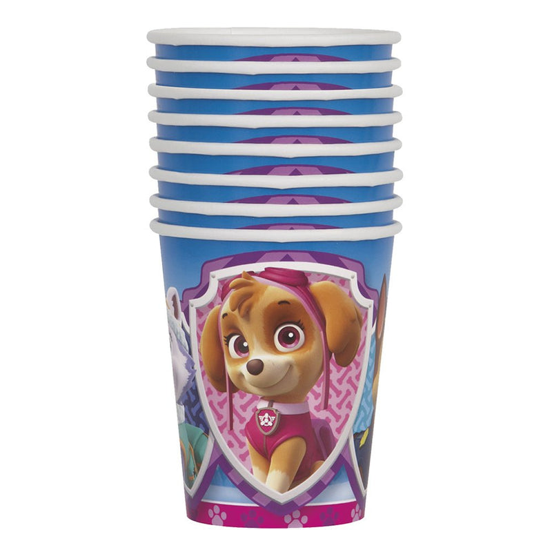 Paw Patrol Girls Paper Cups 8 Pack