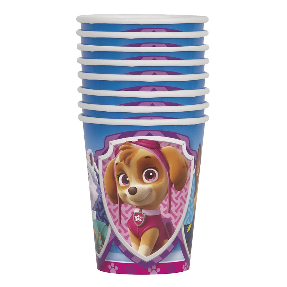 Paw Patrol Girls Paper Cups 8 Pack