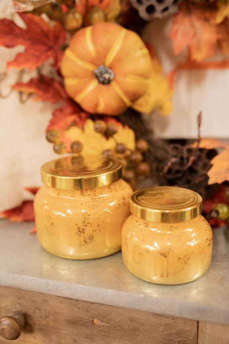 8 Oz. Pumpkin Dulce Glimmer Petite Jar Candle