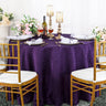 Elegant Marquis Damask Round Jacquard Tablecloth