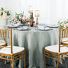 Elegant Marquis Damask Round Jacquard Tablecloth
