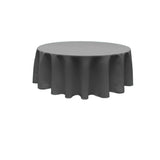 90" Round Poly Poplin Seamless Tablecloth Polyester Fabric - Seamless Round, 90" Width (1 Piece)