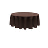90" Round Poly Poplin Seamless Tablecloth Polyester Fabric - Seamless Round, 90" Width (1 Piece)