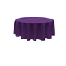 90" Round Polyester Poplin Fabric - Seamless Round Tablecloth, 90" Width (1 Piece)
