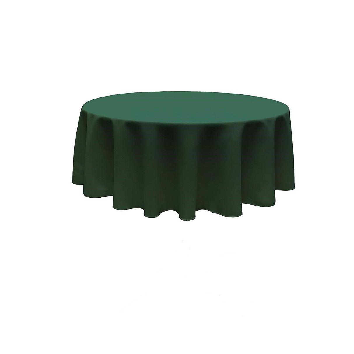 90" Round Polyester Poplin Fabric - Seamless Round Tablecloth, 90" Width (1 Piece)
