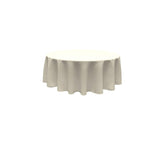 90" Round Polyester Poplin Fabric - Seamless Round Tablecloth, 90" Width (1 Piece)